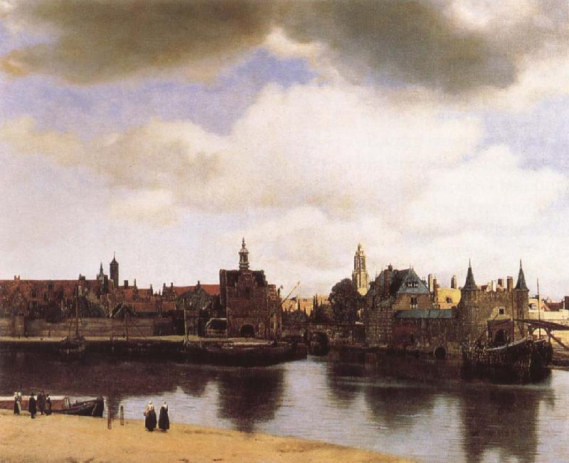 Jan Vermeer View over Delft oil painting image